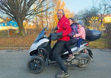 Dětské sedačky na motorkách: Isofix na mašině?