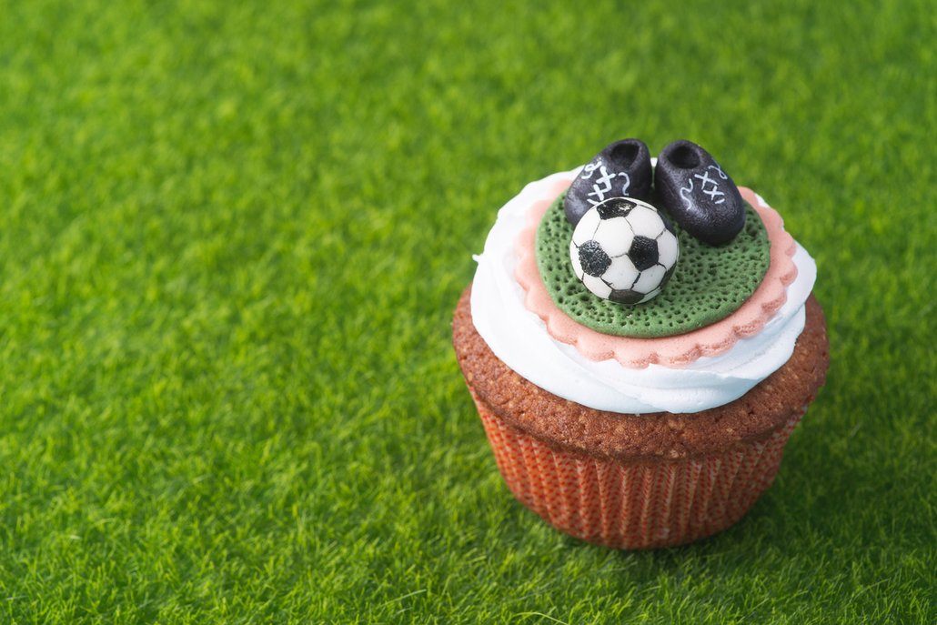Co takhle fotbalové cupcakes?