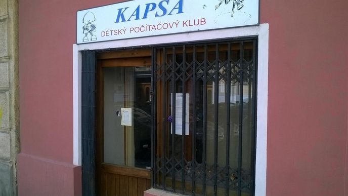 Dětský počítačový klub Kapsa v Praze Vršovicích.