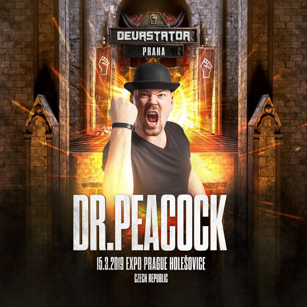 V Praze na Devastator Hall vystoupí Dr. Peacock.