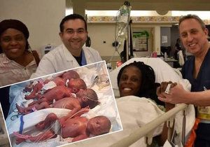 Máma (25) možná získá nový světový rekord: Najednou porodila devět dětí!