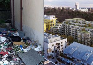 Problémy s bezdomovci v Jeseniově ulici přetrvávají, věc nejspíš vyřeší až demolice.