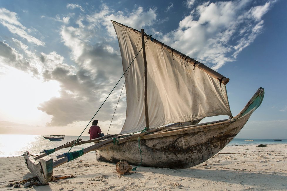 Tradiční zanzibarská loďka dhow