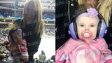 Kobzanová ukázala dceru Ellu: Na hokeji jí dala sluchátka