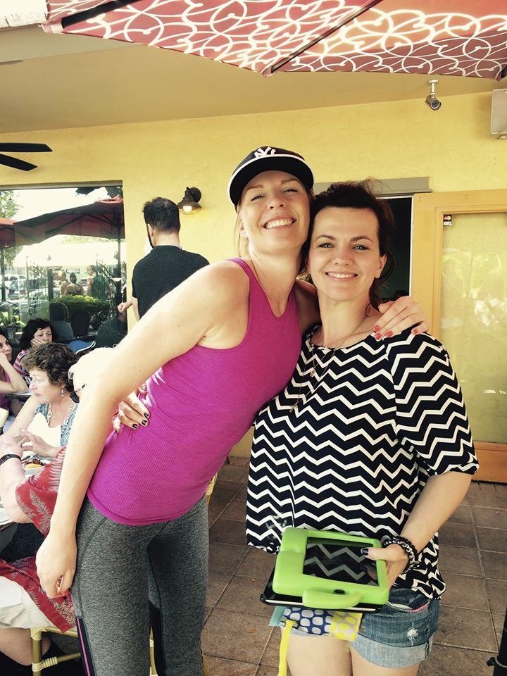 Diana Kobzanová se na Floridě setkala s Martou Jandovou.
