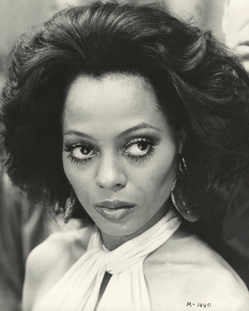 Zpěvačka Diana Ross v roce 1944.