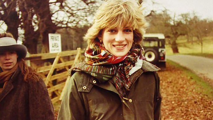 Diana na dosud nepublikovaných snímcích z počátku roku 1980 nebo 1981