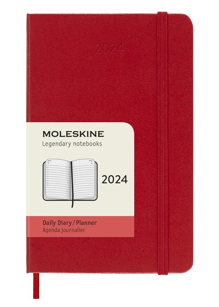 Diář Moleskine 2024 denní, 598 Kč, koupíte na www.moleskine.cz