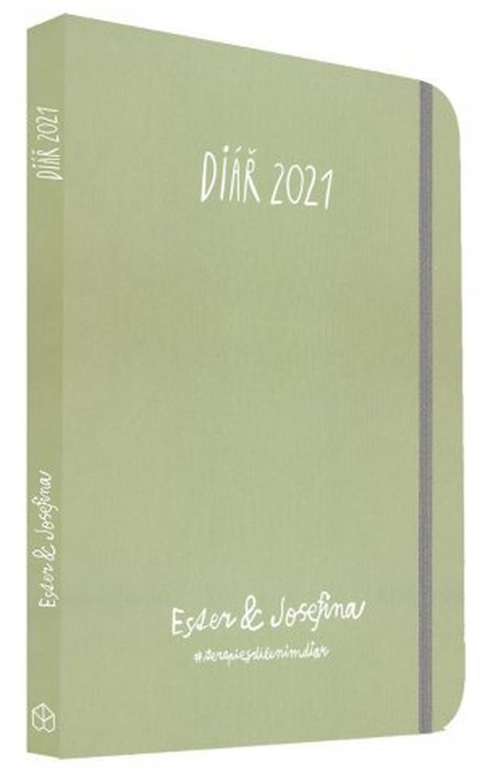 Diář Ester & Josefina 2021 Terapie sdílením. 239 Kč, www.booktook.cz 