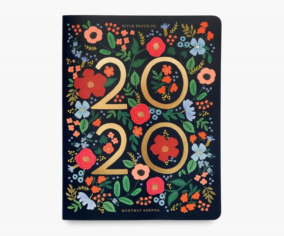 Měsíční plánovací notes 2020 Wild Rose, 434 Kč