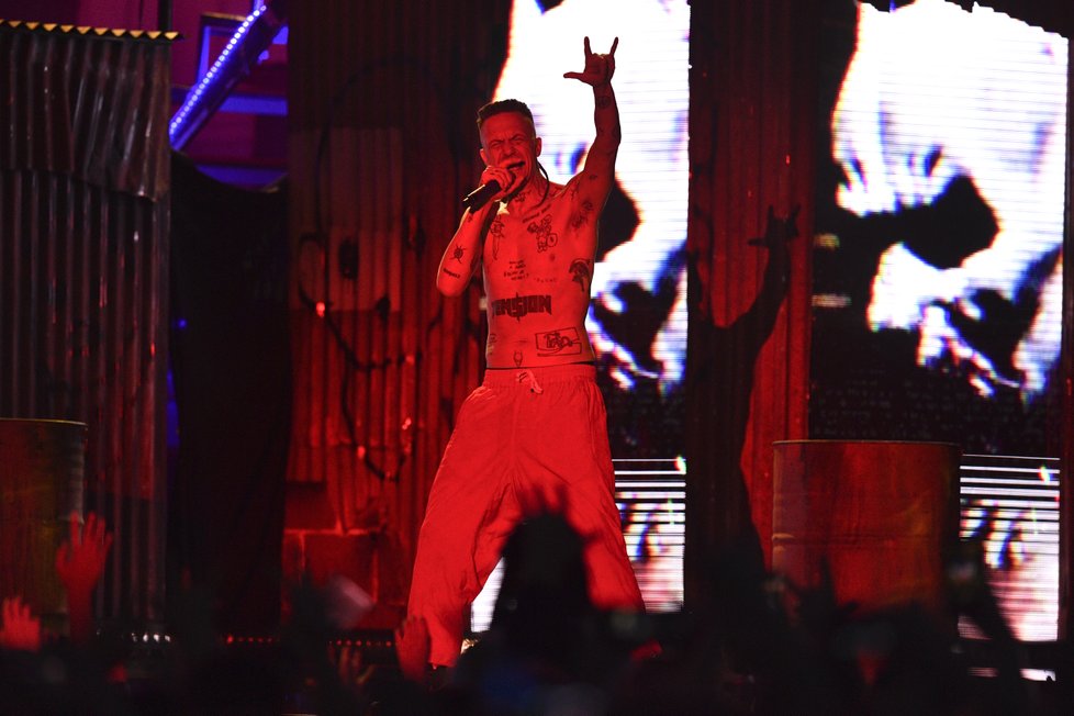 Die Antwoord vystoupili 20. srpna na pražském Výstavišti.