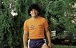 Mladý futbalista Diego Maradona.
