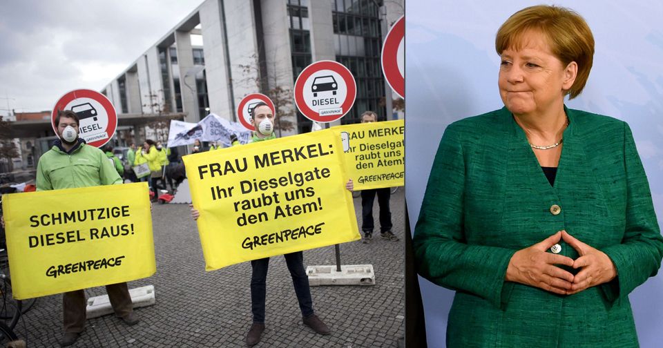 Německá kancléřka Anegla Merkelová čelila kritice i za kauzu Dieselgate