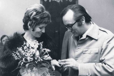 Svatbu měli Magdalena a Jaroslav v roce 1974.