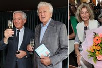 Jan Měšťák (78) a Miloš Zapletal (80) na křtu společné knihy: Operace kolena a ucha!