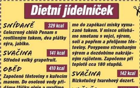 Dietní jídelníček