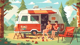 Work-life balance máme díky cestování v karavanu perfektní, říká webový designer Válka