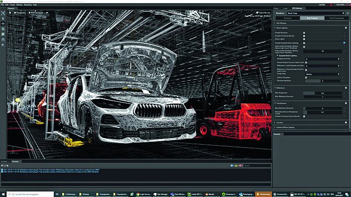 Digitální model simuluje kompletní výrobní proces nových aut