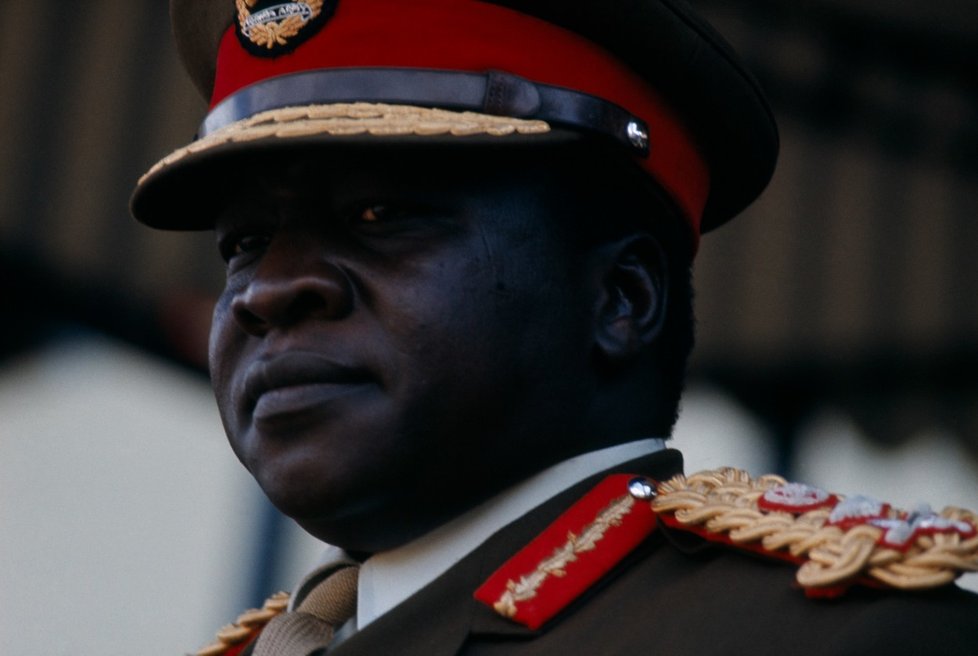 Ugandský diktátor Idi Amin.