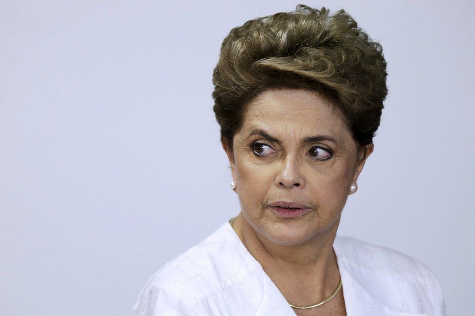 Odstavená brazilská prezidentka Dilma Rousseffová