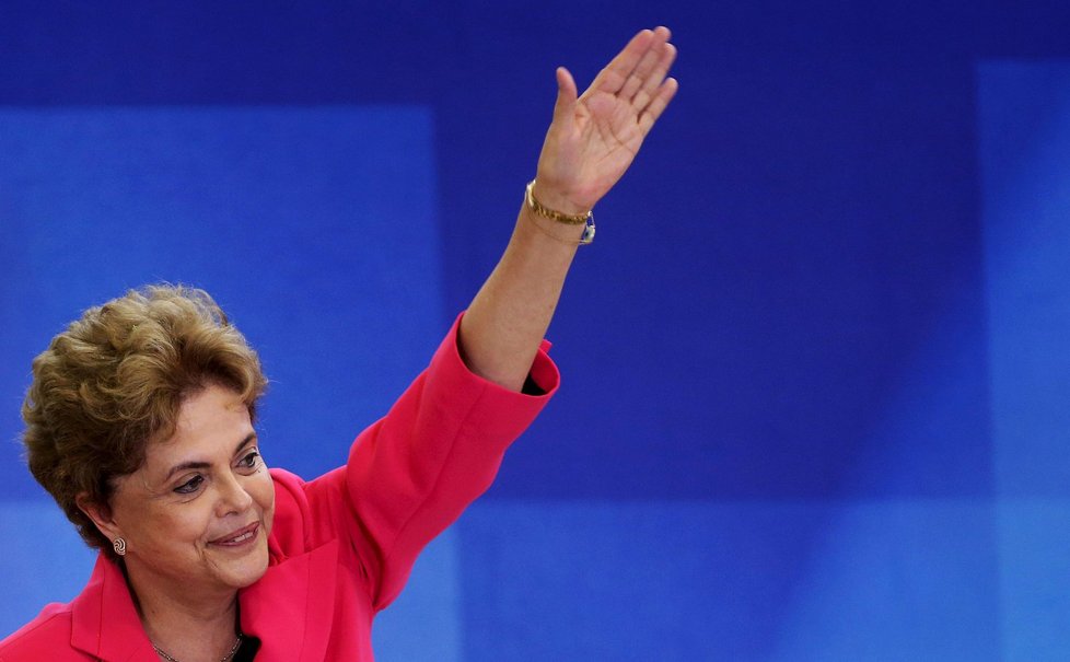 Odstavená brazilská prezidentka Dilma Rousseffová