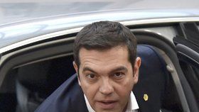 Řecký premiér Alexis Tsipras na summitu EU v Bruselu