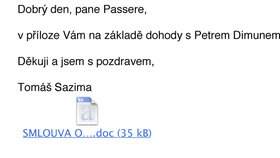 Hnutí Pro Prahu poskytlo Blesk.cz e-mailovou komunikaci s agenturou Petra Dimuna