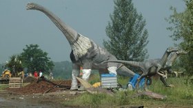 Karvinsko: Největší Dinopark vyrostl na důlní haldě