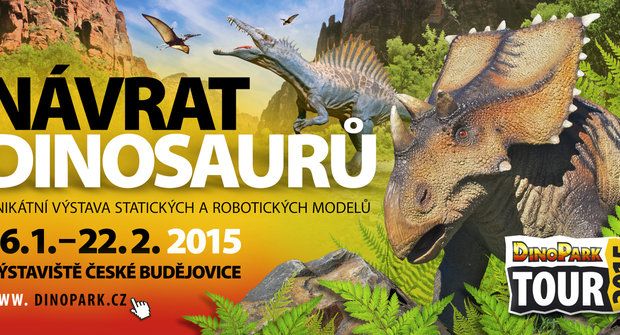 DinoPark Tour 2015: Návrat dinosaurů