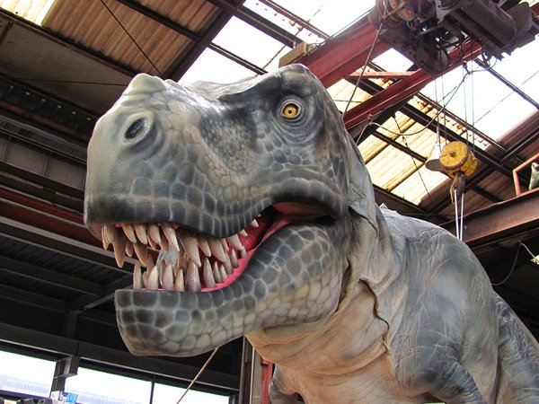 Jurský park ve skutečnosti: Raptoři, kteří pobíhají po japonském Dino-A-Live vypadají jako živí
