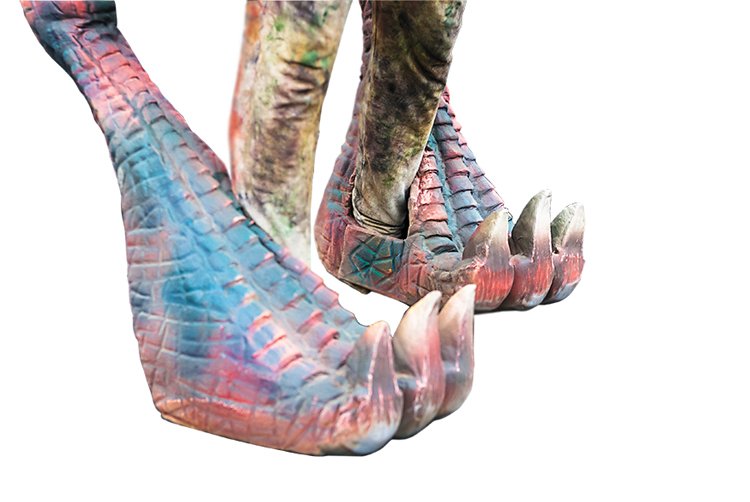 Dinosaurus Valík má dvoje nohy
