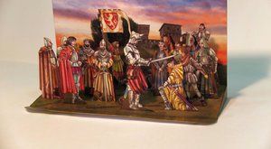 Dioráma: Pasování Karla na rytíře