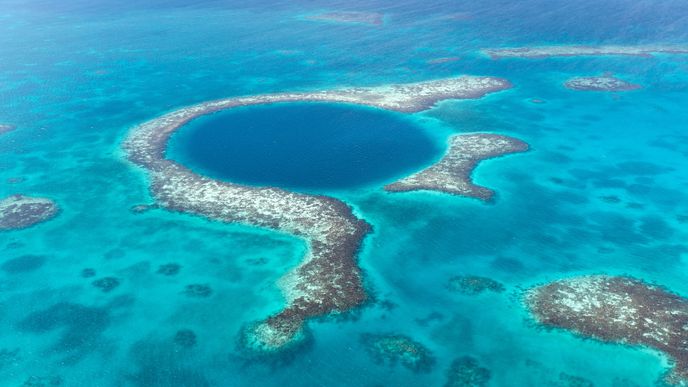 Velká modrá jáma, Belize 