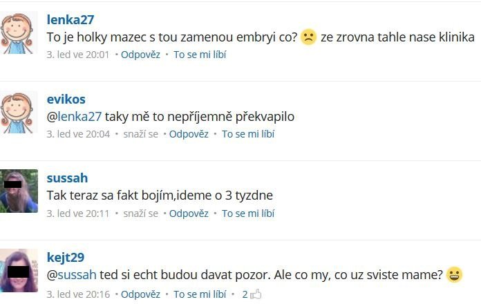 Češky a Slovenky diskutují o záměně embryí na brněnské klinice.