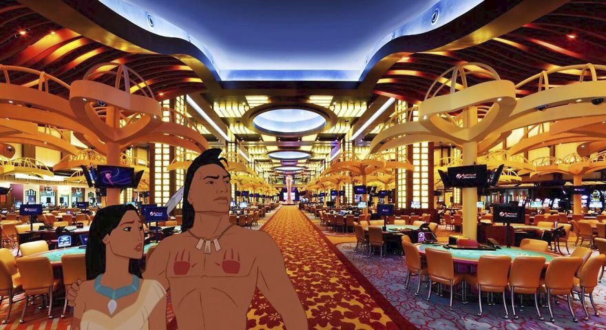 Pocahontas a Kocoum odešli z poklidné vesničky do zářivých kasín