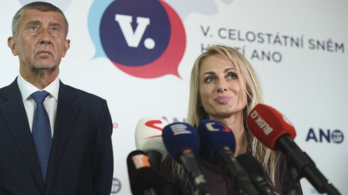 Andrej Babiš a Dita Charanzová