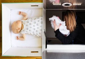 Matka odložila dítě do babyboxu (ilustrační foto).
