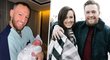 Irský bijec Conor McGregor slaví narození syna Ríana.