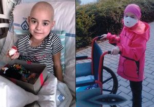Maruška (8) z Tanvaldu trpí vážnou formou leukémie: Sousedé se jí sbírají na léky