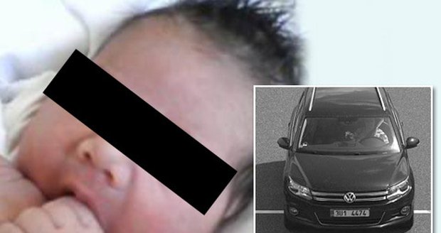 Teprve 18 dní starou Michalku někdo v Ústí unesl matce přímo z kočárku: Policie zveřejnila i fotografii auta podezřelého
