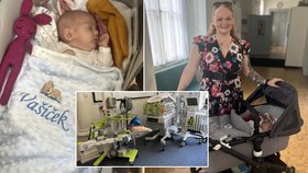 Vašík při narození vážil 560 gramů! Maminka Lucie (35) a lékařka popisují, jak přežil „zázrakem“