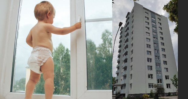 Chlapeček vypadl z okna domu v Kyjově.