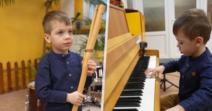 Hudební génius z východního Slovenska: Čtyřletý Gabko má perfektní sluch