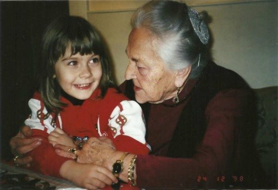Rok 1988: Ditta s babičkou