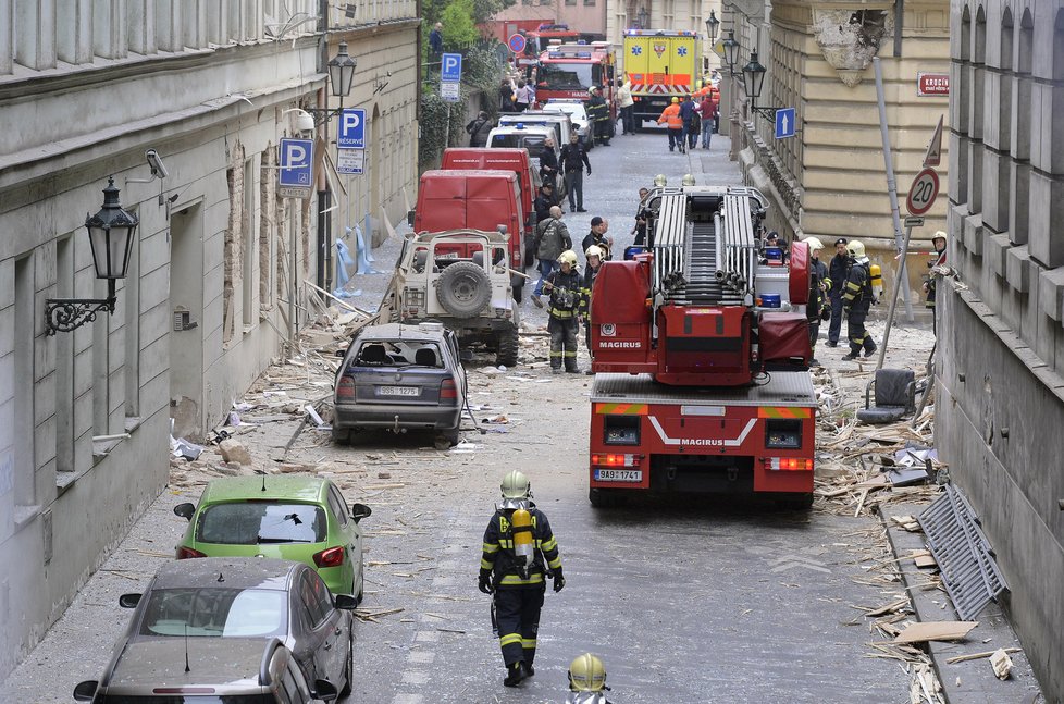 Mohutný výbuch otřásl Prahou
