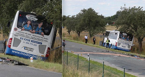 U Divišova se srazil autobus s autem: Mnoho lidí utrpělo zranění!