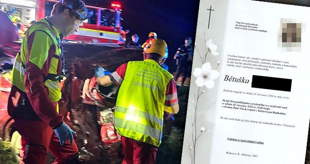 Dívka (14) zahynula při noční nehodě v Brušperku na Frýdecko-Místecku.