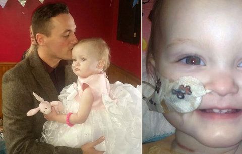 Roční holčička prohrála boj s rakovinou. Její táta si ji před smrtí na oko vzal 
