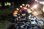 U Sulkovu na Plzeňsku srazil motorkář divočáka. Zvíře uhynulo, muž skončil v nemocnici.