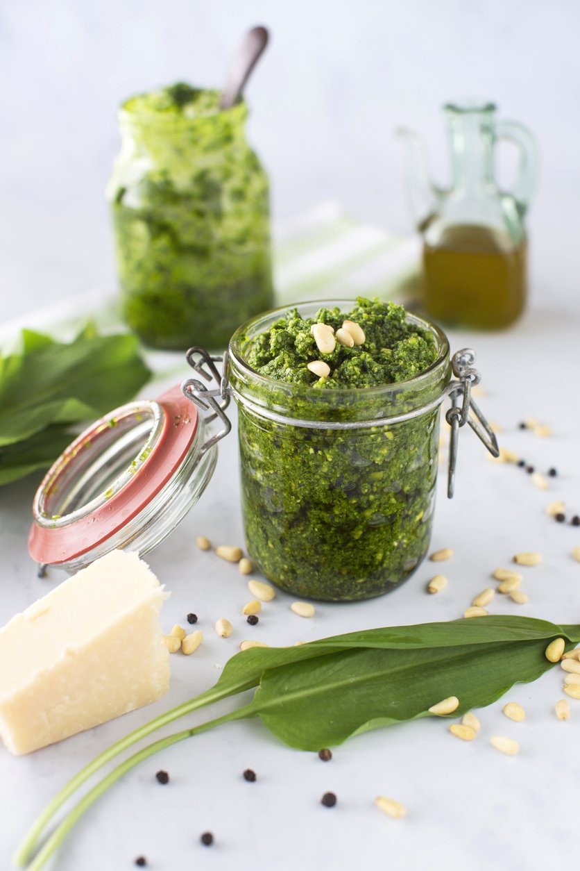 Milovníky italské kuchyně potěší bazalkové pesto.